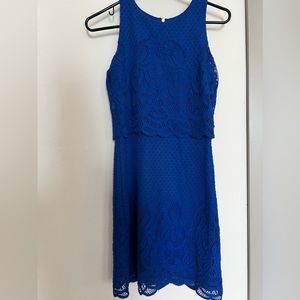 Cobalt blue dress